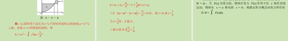 (高考风向标)高考数学一轮复习 第四章 第5讲 定积分及其应用举例精品课件 理 课件