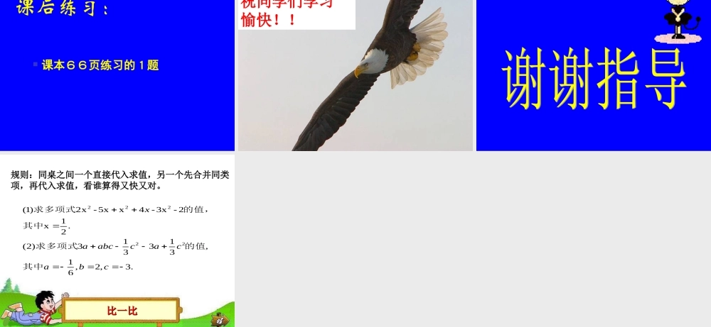 整式加减—合并同类项