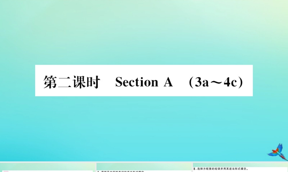 (河南专版)九年级英语全册 Unit 10 You re supposed to shake hands(第2课时)习题课件 (新版)人教新目标版 课件
