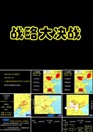 七年级历史战略大决战课件 鲁教版 课件
