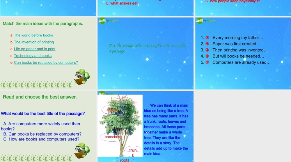 中考英语阅读技能指导1 课件