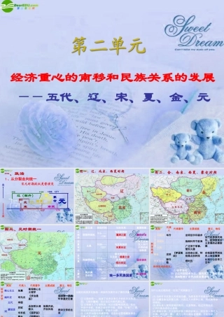 七年级历史上册 经济重心的南移和民族关系的发展课件 人教新课标版 课件