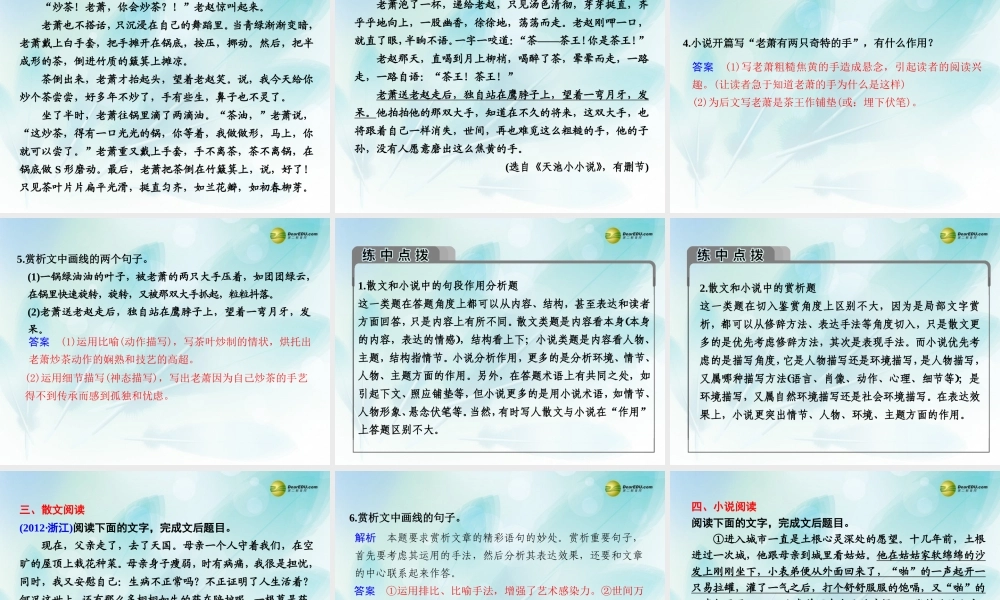 (浙江专用)高考语文二轮复习 考前三个月 第一部分  第四章  特色训练一 类题异构训练配套课件