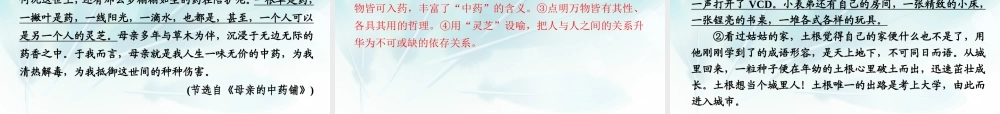 (浙江专用)高考语文二轮复习 考前三个月 第一部分  第四章  特色训练一 类题异构训练配套课件