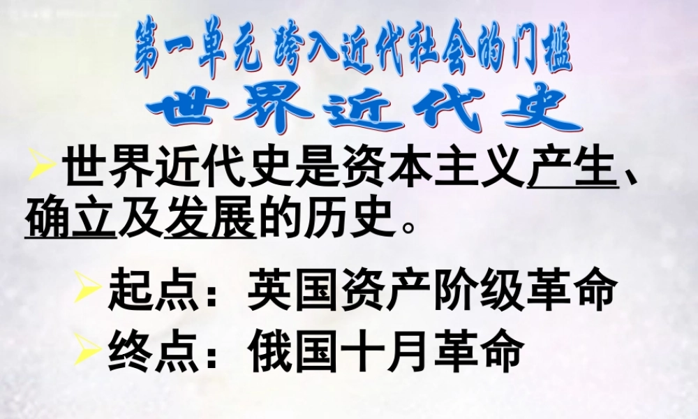 九年级历史上册 第1课 向人性的扼杀着宣战课件 北师大版 课件