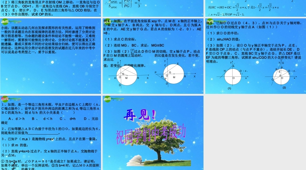 中考数学第二轮专题复习 解题思想方法课件