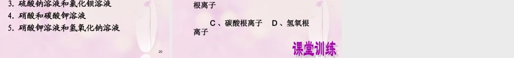 九年级化学下册 第十一单元 课题1 生活中常见的盐(第三课时)课件 (新版)新人教版 课件