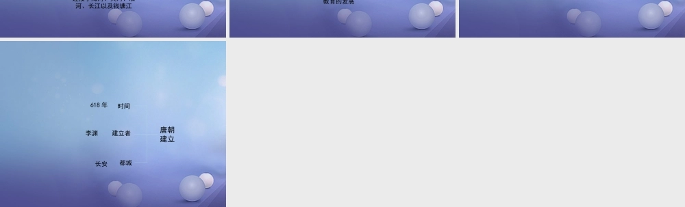 (秋季版)七年级历史下册 第一单元 第1课 隋朝统一与隋唐更替(思维导图)素材 华东师大版 素材