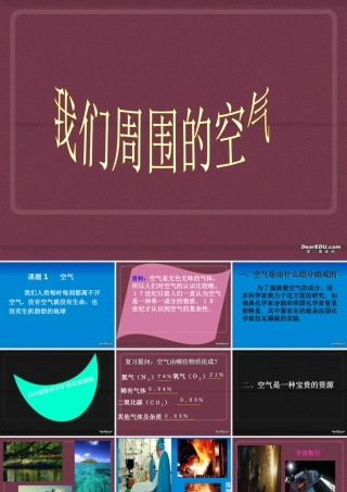 九年级化学空气 人教版 课件