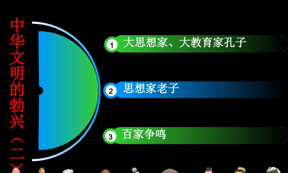 七年级历史上册 第9课(中华文化的勃兴(二))课件 人教新课标版 课件