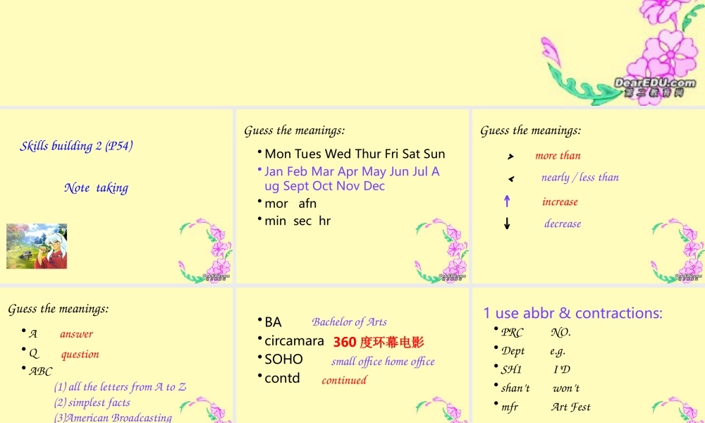 Unit3 Task2 高一牛津英语模块一Unit3全单元课件[整理八套]