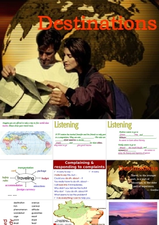 Unit15 Destinations全套课件 新课标 人教版 课件