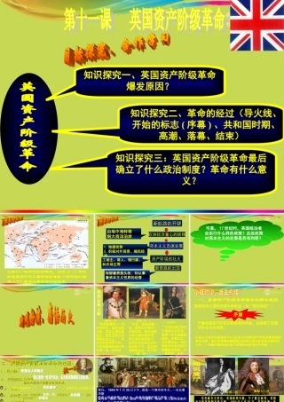 九年级历史上册(第11课 英国资产阶级革命)课件