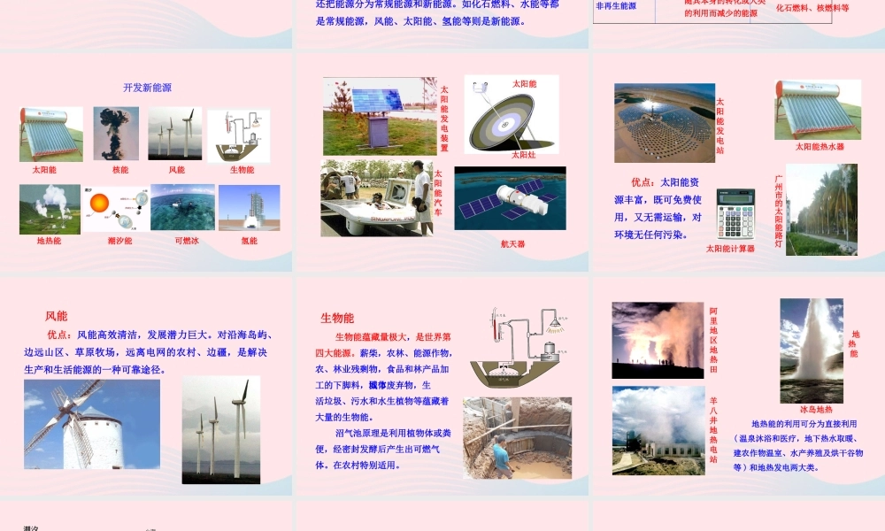 九年级化学全册 第五单元 化学与社会发展 第一节 化学与能源开发课件 鲁教版五四制 课件