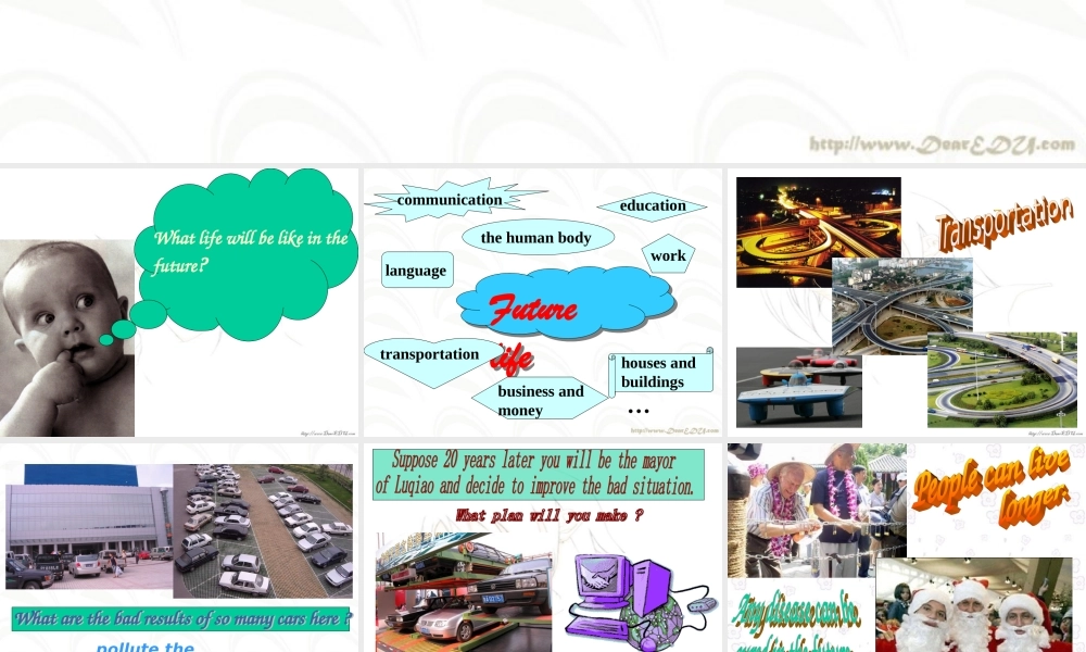 Unit6 Life in the future 人教版 课件