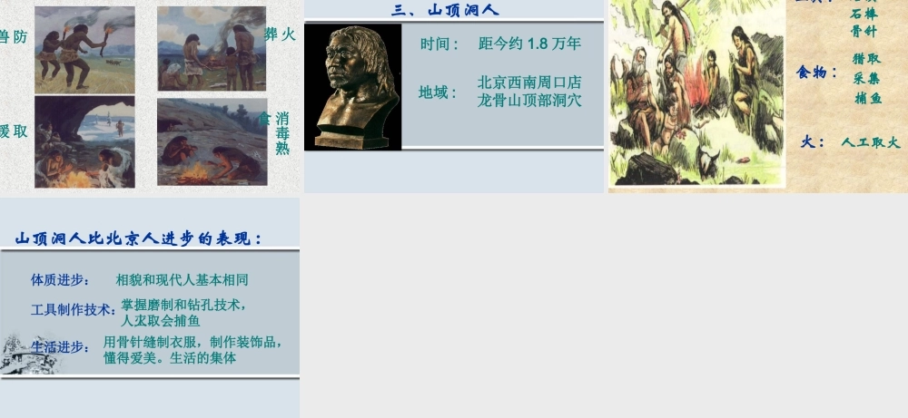 七年级历史上：第1课祖国境内的早期人类课件(冀教版) 课件
