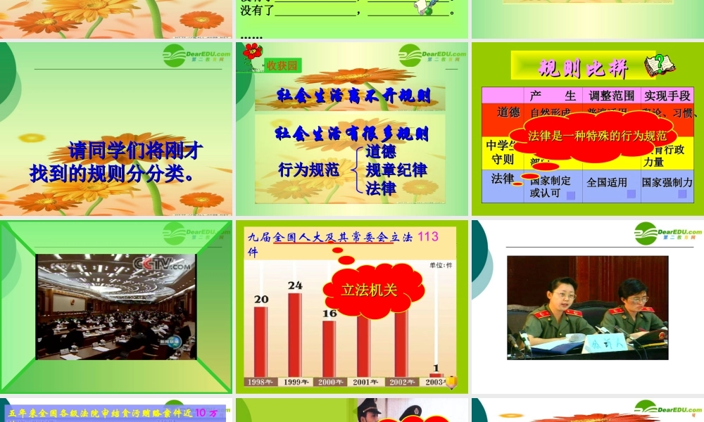 七年级政治下册走近法律课件人教版 课件