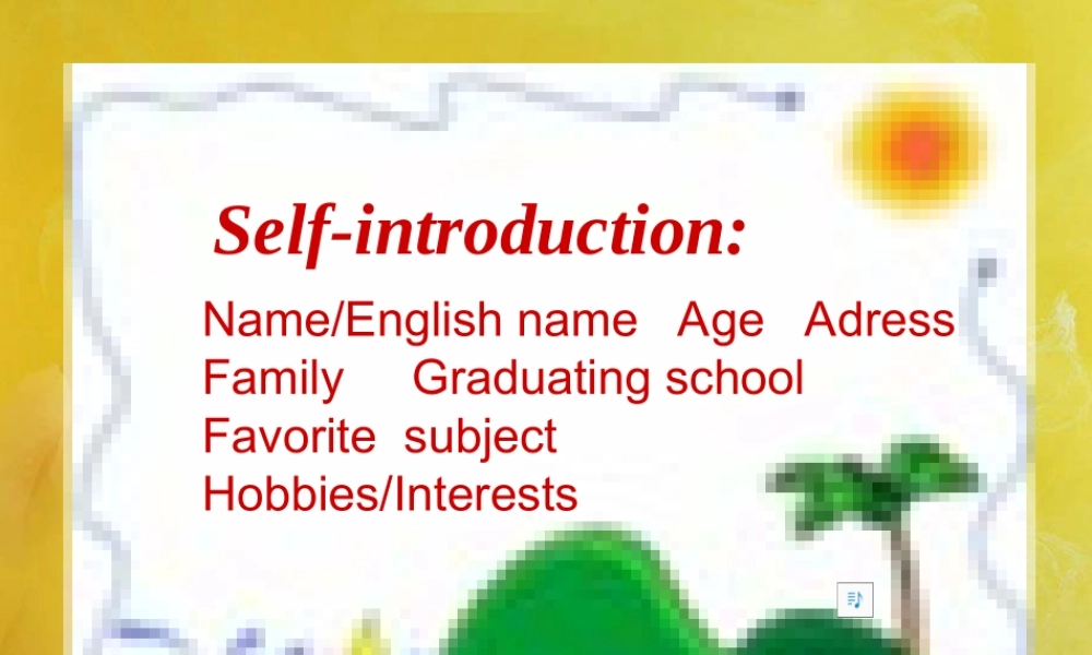 Uni1 period1 language points 人教版 课件