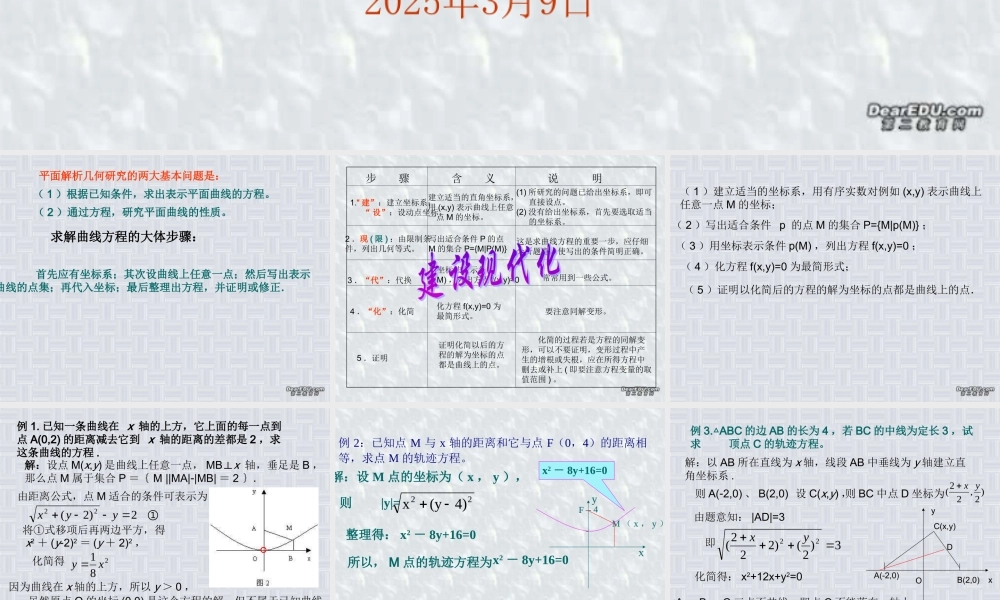 7.5(3) 高二数学直线和圆的方程ppt课件三 人教版 高二数学直线和圆的方程ppt课件三 人教版