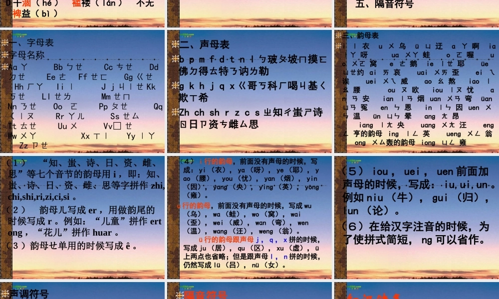 中考语文复习专题 语音课件