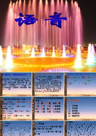 中考语文复习专题 语音课件