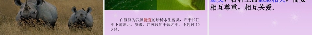 七年级政治上册 思品第三课第一框 世界因生命而精彩课件 新人教版 课件