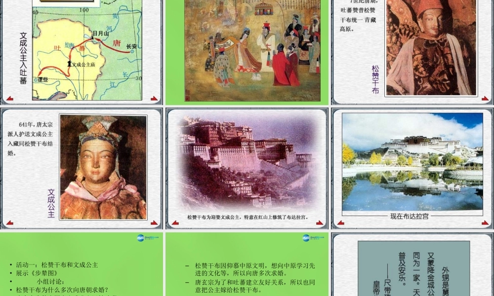 七年级历史下册 第5课 合同为一家 课件 新人教版 课件