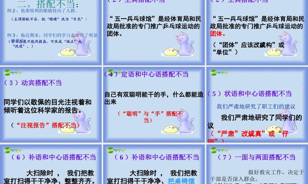 中考语文复习专题 修改病句课件