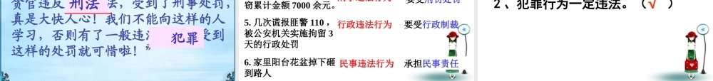 七年级政治下册第七课第二框法不可违课件人教版 课件
