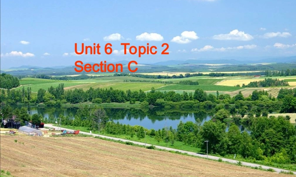 Unit 6  Topic 2 Section C 九年级英语Unit6 Topic 2 section C 2课件湘教版
