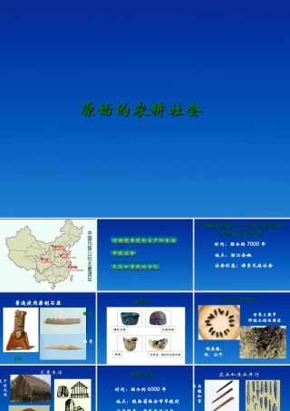 七年级历史上册 1.2(原始的农耕社会)课件 计较版 课件