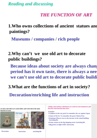WBintegrating skills 四川地区高二英语Unit3 Art and Architecture全套课件 四川地区高二英语Unit3 Art and Architecture全套课件