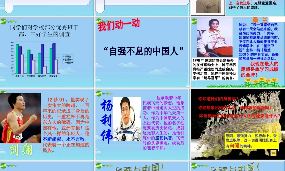 七年级政治下册 人生自强少年始课件 人教新课标版 课件