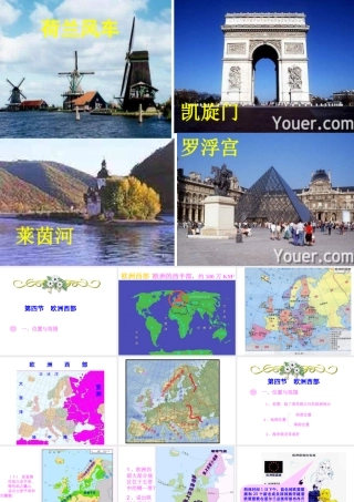 七年级地理下册：第八章第二节 欧洲西部(课件)人教版新课标 课件