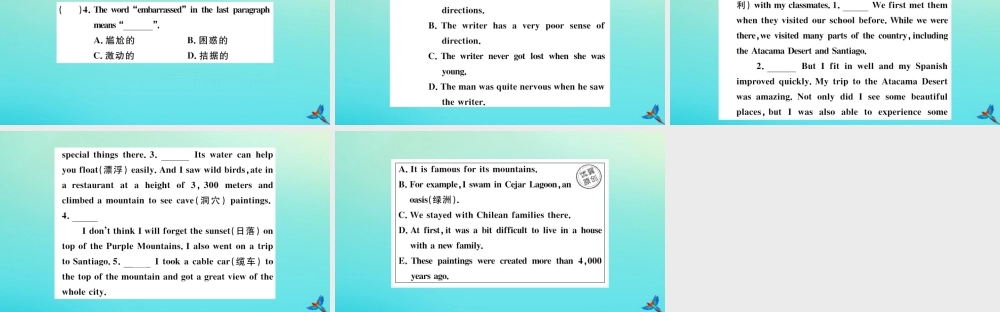(河南专版)九年级英语全册 Unit 3 Could you please tell me where the restrooms are(第3课时)习题课件 (新版)人教新目标版 课件