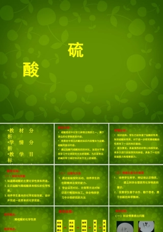 九年级化学上册 硫酸课件 新人教版 课件