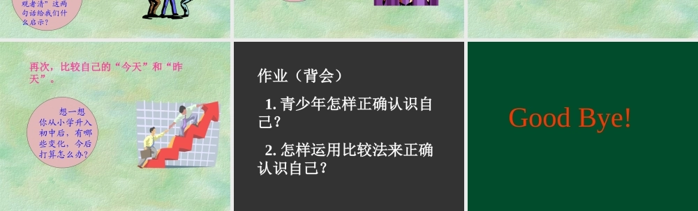 七年级政治善于认识自己课件2 新课标 人教版 课件