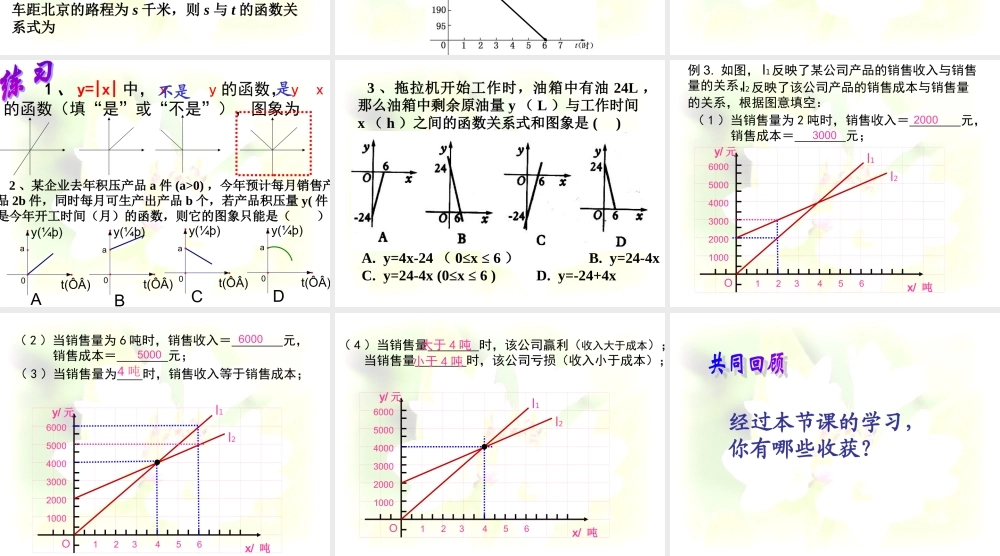 一次函数的图象(二) 人教版八年级数学上册 一次函数的图象课件 人教版八年级数学上册 一次函数的图象课件