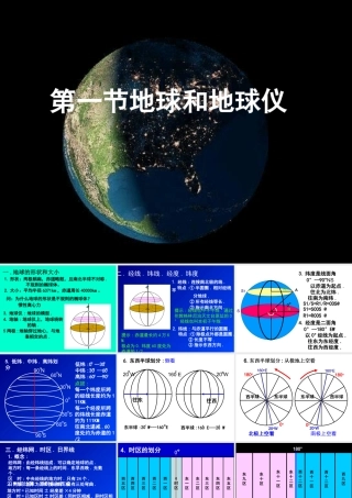 七年级地理地球和地球仪课件 新课标 人教版 课件