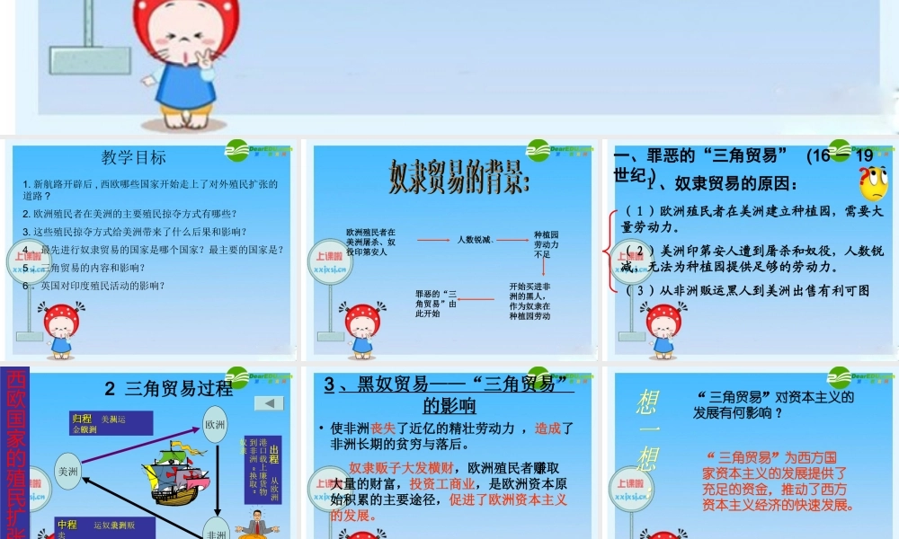 九年级历史上册 第15课(血腥的资本积累)课件 人教新课标版 课件