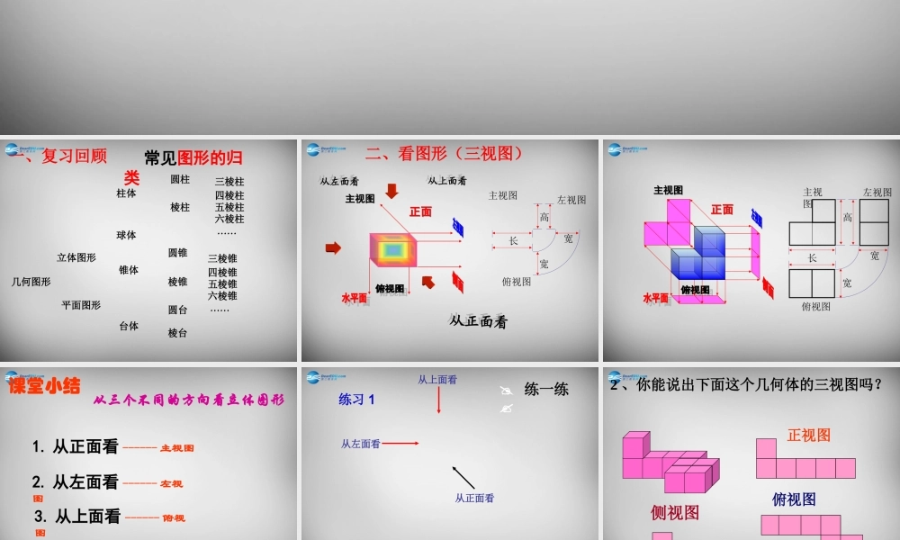 七年级数学上册 展开与折叠课件 (新版)新人教版 课件