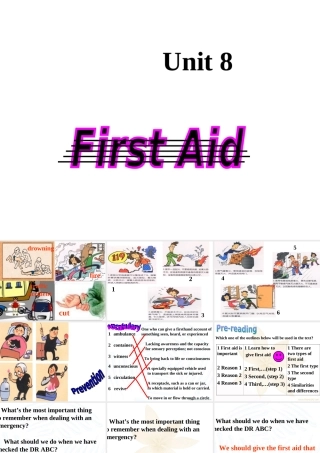 Unit8 First aid reading 人教版 课件