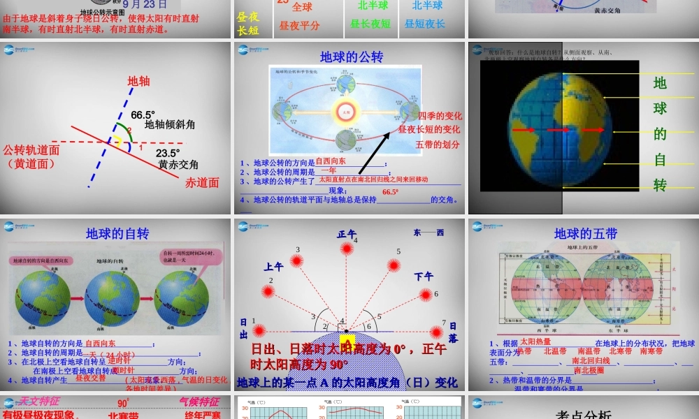 七年级地理上册 第四章 第三节 影响气候的主要因素课件2 湘教版 课件