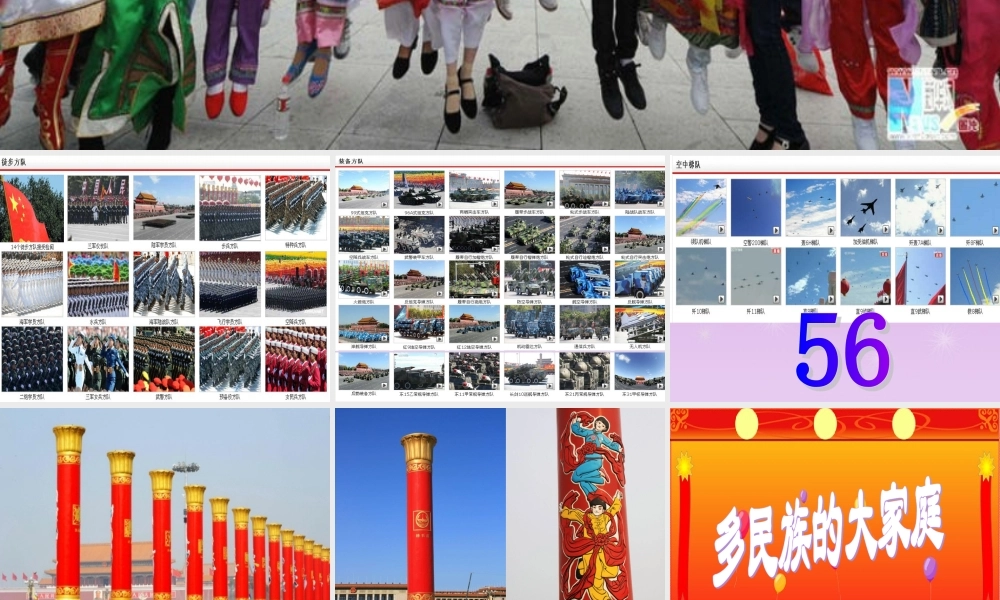 七年级历史与社会下册 第五单元第一课第三框 多民族的大家庭课件 人教版 课件