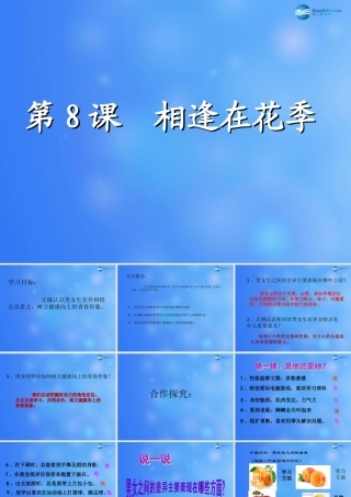 七年级政治上册 第八课 第一课时 认识差异 展示风采课件 苏教版 课件