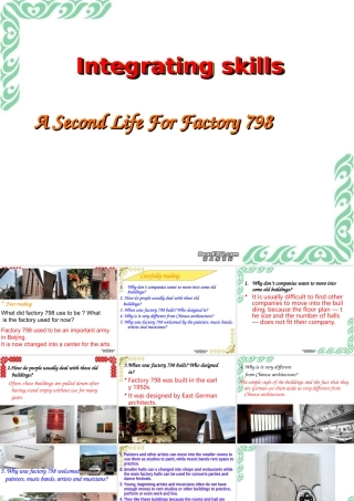 Unit3 intergrating skills 人教版 课件