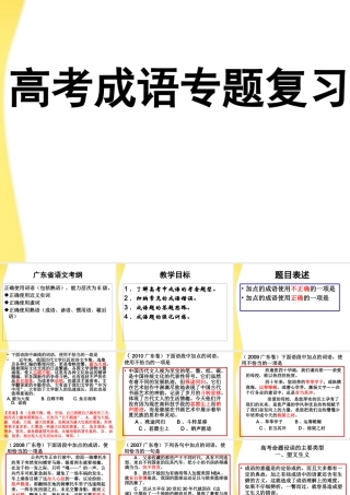 11—12年高三语文成语1 课件