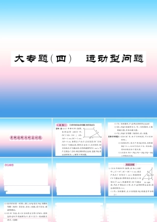 (课标版通用)中考数学总复习 第三轮 大专题突破 挑战满分 大专题(六)习题课件