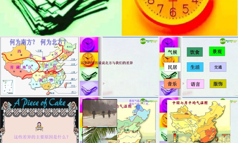 七年级历史与社会上册 第三课 一方水土养一方人(2)课件 人教新课标版 课件