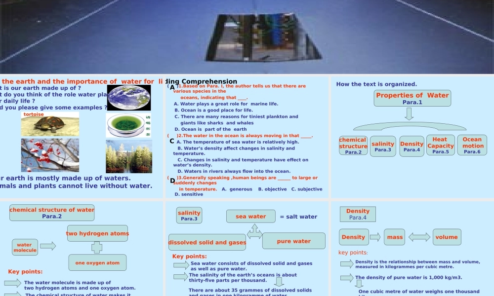 Unit13 Reading   人教版高二英语Unit13 The water planet单元完整课件 人教版高二英语Unit13 The water planet单元完整课件